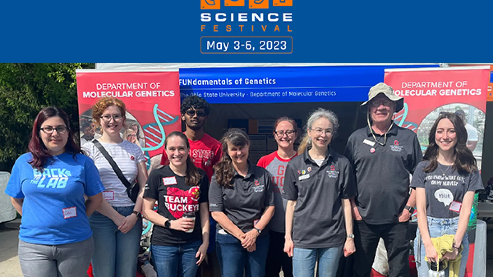 First shift volunteers at COSI Science Festival