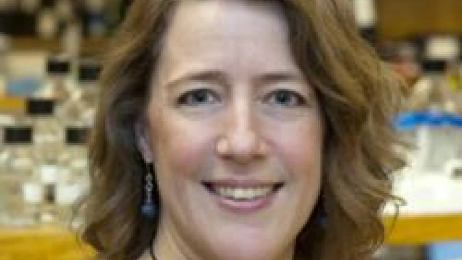 Dr. Cole in her lab